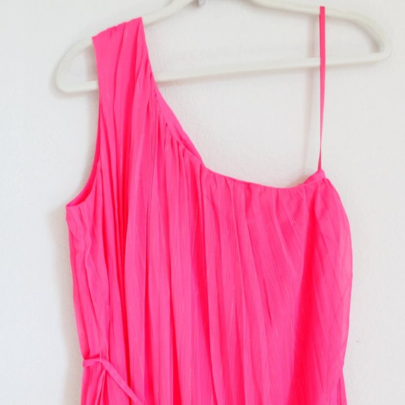 NWT Ted Baker Floral Pleated Asymmetrical Dress– Wedding & Party Ready - Picture 5 of 13